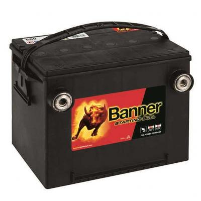 56010 Banner Starting Bull  akkumulátor, 12V 60Ah 675A B+ oldalsarus, EU, alacsony